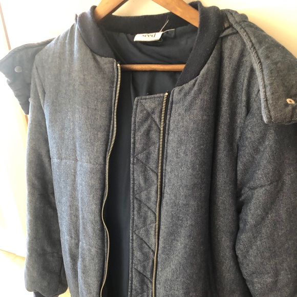 Bomber Denim Jacket - Picture 2 of 5